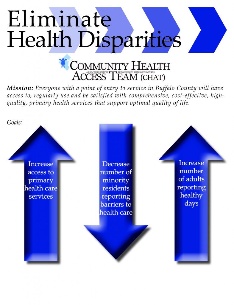 Eliminate Health Disparities | Buffalo County Community Partners