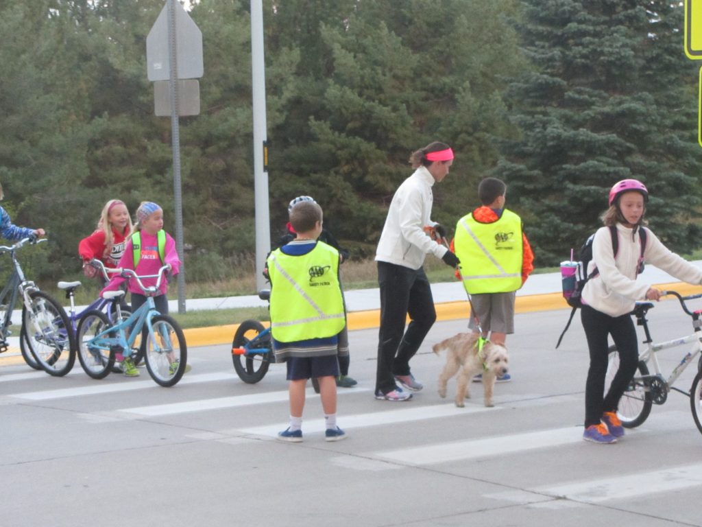 Huge Turnout of Walkers, Cyclists for Walk to School Day