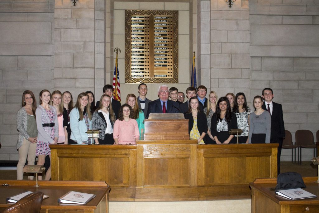 Buffalo County Youth Advisory Board Visits State Capitol