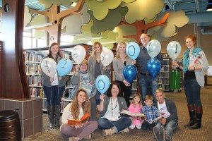 Buffalo County Community Partners Staff and 2015 Campaign Family, come together to celebrate the reaching of the Annual Campaign Goal. Left to right, front: Ariane Arensdorf, Denise Zwiener, Skyler Kuntz, Brady Kuntz, Michelle Toukan; Back: Sarah McCaslin, Ann Huffman, Tana Miller, Candy Kuntz, Bryan Kuntz, Kate Hannon. 