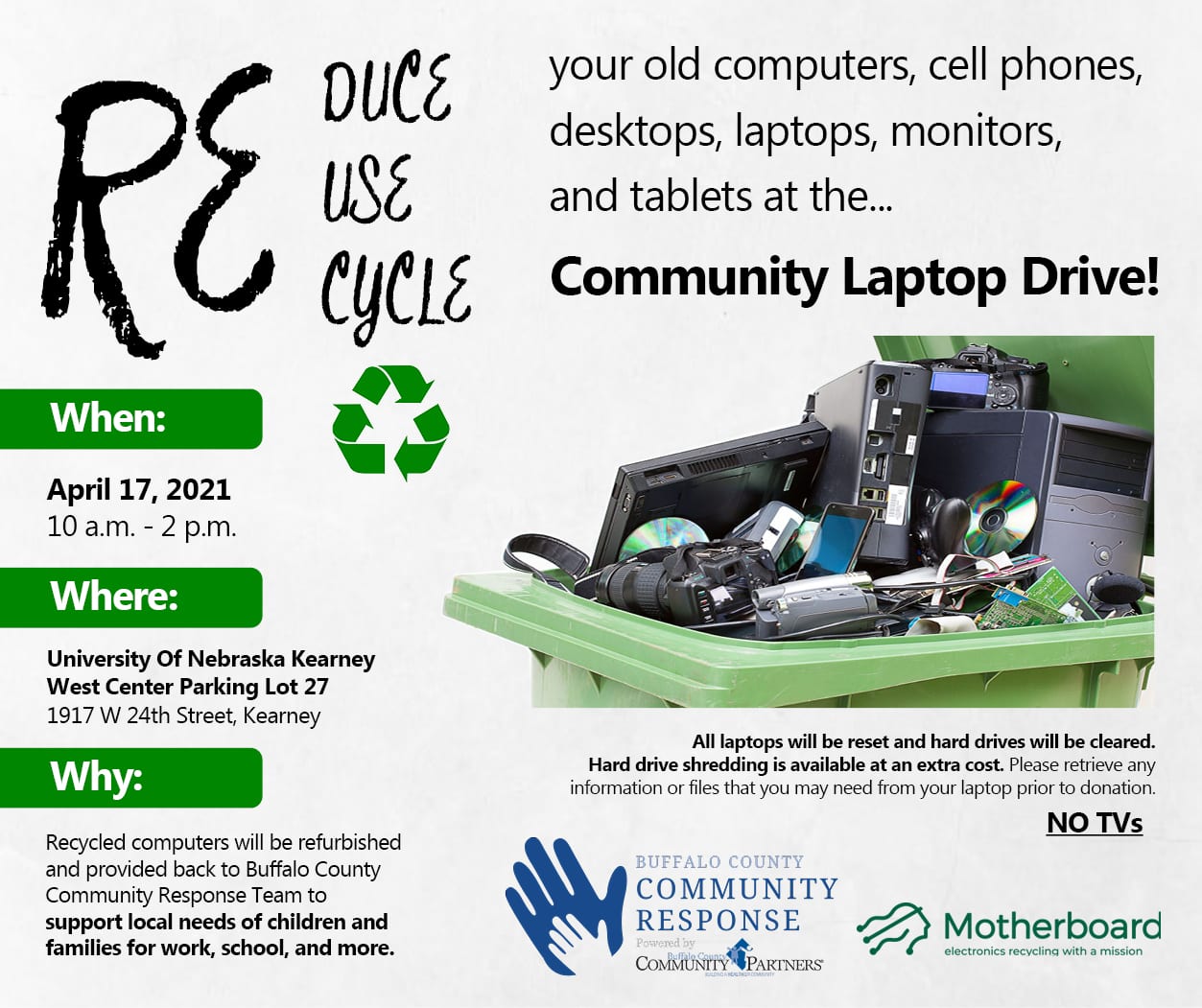 Community Laptop Recycle Drive